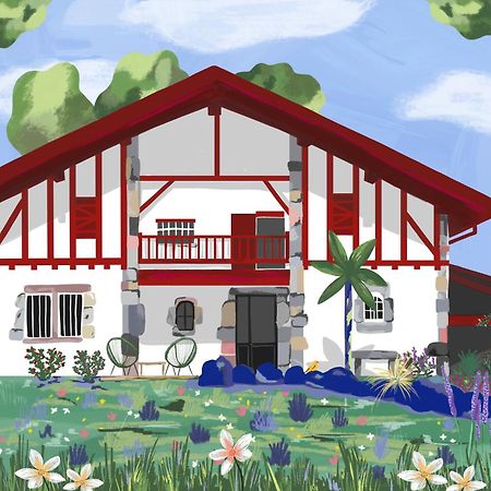 Maison D'Hotes Villa Xaran Erdian Espelette Eksteriør bilde
